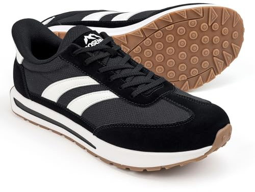 Sosenfer Sneaker herrskor – slip-on löparskor utan snören, bekväma sportskor för fritid, pendling och fitness