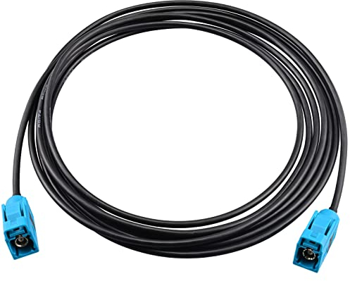 YILIANDUO Fakra Z Kabel DAB Antenne Kabel Fakra Buchse zu Buchse Auto Antennen Verlängerungskabel 2.5M für Autoradio GPS Navigation FM AM Radio Sirius XM Satellitenradio 4G LTE Telematik Modul