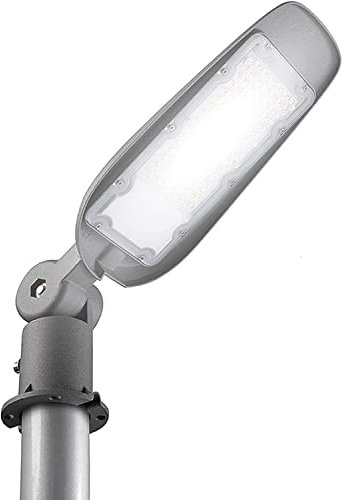 Planetitaly Faro armatura stradale lampione LED 200W 18000lm inclinabile 180° Temperatura luce 6500K Impermeabile IP65 230V, Ideale per Illuminazione Stradale, Garage, Parcheggio, Campo