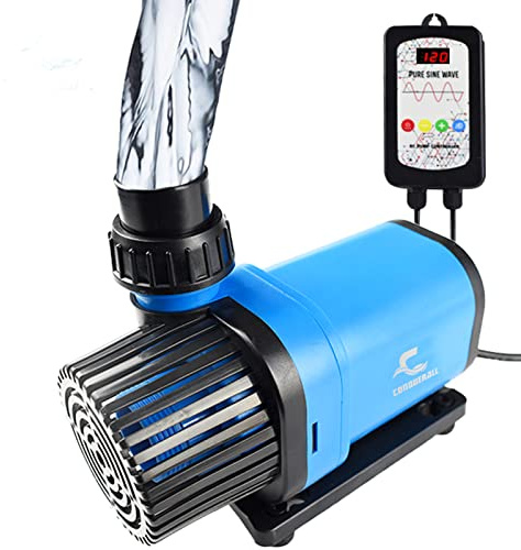 CONQUERALL 2110GPH 40W 16.5ft DC Bomba de Retorno con Controlador CHS-8000 24V Circulación 3 Años de Garantía para Estanques Jardines Fuentes Sumidero Acuicultura Marina Acuarios