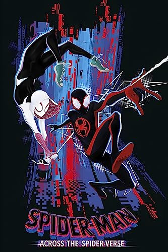 Spiderman Across The Spider-Verse Movie Poster Film Print Unframed A5 A4 A3 A2 A1 Maxi Art Wall Art Home Decor Movies Cinema Comic 1465 (A5-14.8 x 21cm)