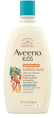 Aveeno Kids Bubble Bath Sensitive Skin 19.2 Ounce