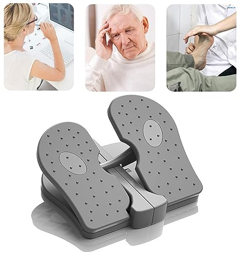 Mini stepper trainer in nylon rinforzato, silenzioso, pieghevole, per allenamento sotto la scrivania (taglia unica #11)