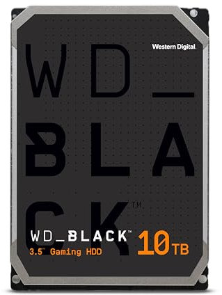WD_BLACK 10 TB HighPerformance 3.5 Internal Gaming Hard Drive, 7200 RPM Class, SATA 6 GB/s, 512MB Cache