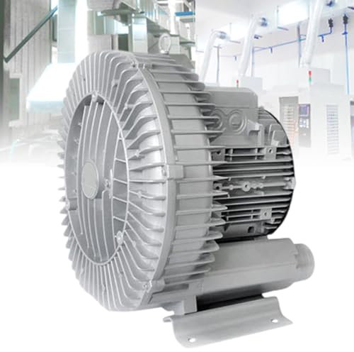 DSeenLeap 120 W-7500 W Commercial Air Blower,With Air Inlet And Outlet,Single Phase Electricity/Three Phase Electricity Large Airflow Air Pump,For Wastewater Treatment (7.5kw 380A)
