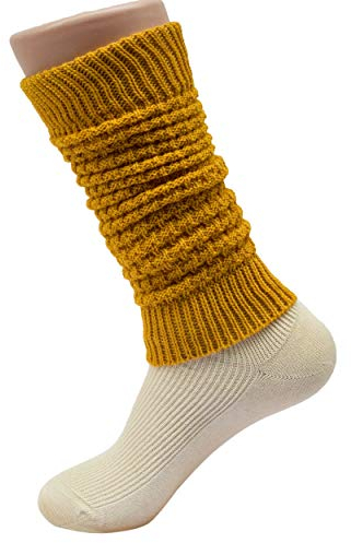 Grödo, Merino Beinstulpen Pique-Muster, 100% Wolle (kbT) (Curry)