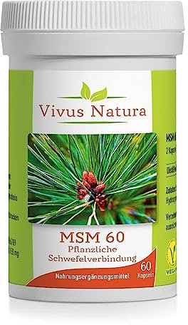 Vivus Natura MSM 60 capsules de soufre végétal 60 pièces