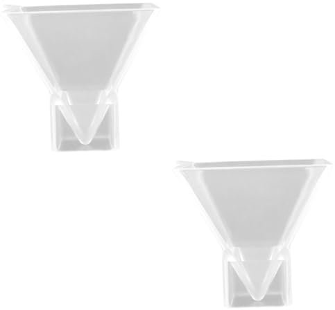 SHINEOFI 2pcs Reusable Pyramid Silicone Moulds for DIY Craft Resin Casting Moulds Easy Demold