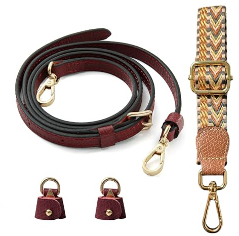 Correa cruzada compatible con bolsa Longchamp LP Xtra XS, kit de conversión, herrajes dorados