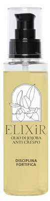 Elixir, Olio per Capelli Districante con Olio di Jojoba Nutriente, Effetto Anti Crespo e Rinforzante con Vitamina E e Zinco per Capelli Spenti, Profumo Fruttato Dolce, Senza Risciacquo, 100ml