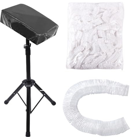 HOINCO 50 st engångs tatueringsbricka skydd tatuering armstöd, transparent elastisk arm stödsbricka, lätt att använda (90 cm x 110 cm)