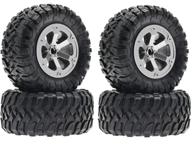 8Pcs Track Car Rubber Wheel Tyres Tires Upgrade Parts for WPL B-1 B-14 C-14 C-24 Truck 1/16 RC Accessory