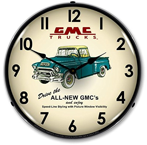 The Finest Website Inc. New Retro Style Advertising LED Lighted Clock - Ships Free Next Business Day to Lower 48 States