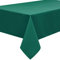 Home Direct Nappe Polyester Facile d'entretien Rectangulaire 140 x 180 cm Uni Bleu Vert