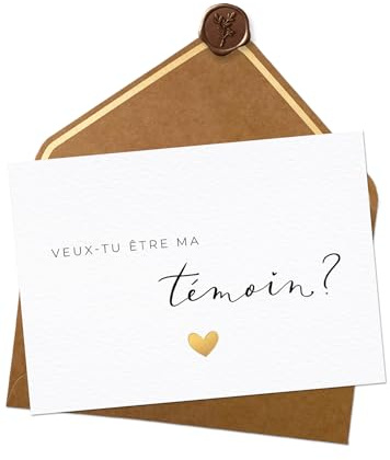 Joli Coon Veux-tu être ma témoin carte - Cadeau temoin mariage - Demande temoin mariage