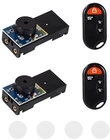 BTFO 2stk Versteckter Grillen-Geräuschmacher, Schwarzer Streich-Grillen-Geräuschmacher Lustiger Scherzartikel fürs Büro Geräusch-Streichgerät mit Fernbedienung für Erwachsene Auto und Partys