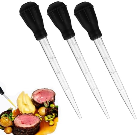 MeiyiZheng Truthahn-Braten-Set – große Braten- und Marinadenspritze für Grill, Fleisch, Geflügel, Fisch – Küchenhelfer zum Grillen, Braten, Backen