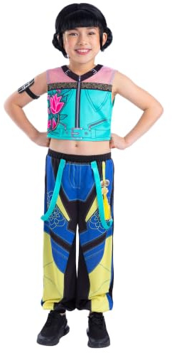Rubies Official Netflix K-Pop Demon Hunters Zoey Child Costume, Kids Fancy Dress
