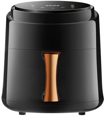 Air Fryer Oven with Oil-Free Cooking, Rapid Air Circulation, Adjustable Temperature, Non-Stick Basket, Includes Recipes, Smart Control