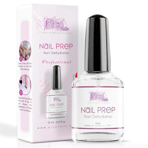 Nail Prep Nail Dehydrator 12ml - Déshydrateur professionnel d'ongles Préparez l'ongle pour les procédures de reconstruction
