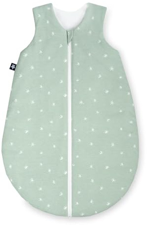 Julius Zöllner Baby året runt-sovsäck av jersey bomull, standard 100 av Oeko-Tex, Made in Germany, stl. 56, Stary