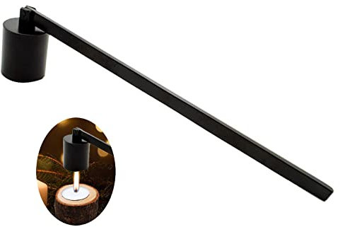 CC wonderland zone Éteignoir à Bougie - Mèche Éteignoir en Acier Inoxydable (Noir)