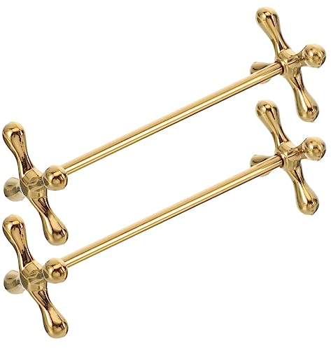 Housoutil 2 Stücke Metall Essstäbchen Rest Ablagen Küchenutensilablage Golden Stäbchen Halter Besteckablage Messerbänkchen Messerbank Abendessen Restaurant Küche Tischdeko