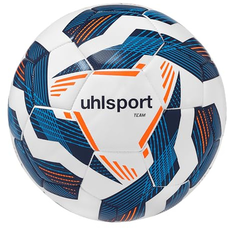 uhlsport TEAM palloni da calcio - palloni da allenamento durevoli per l'allenamento della squadra - calcio per bambini e adulti, misura 3, misura 4 e misura 5