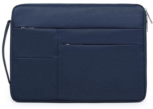 HYZUO 17-17,3 Pulgadas Funda Ordenador Portátil para 17 17,3 HP/Dell/Lenovo/ASUS/Acer/LG/MSI Gaming Laptop/Razer Blade 17/18, NoteBook Bolsa Estuche Protector Hombre Mujer, Azul Marina