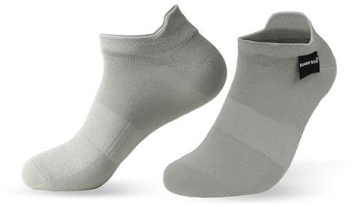 RANDY SUN Unisex Calzini Impermeabili Leggeri Uomo Donna, Calze Estivi Ciclismo, Calzini uomo Corti Traspiranti per Campeggio Pesca Trekking, Antiscivolo, Senza Cuciture