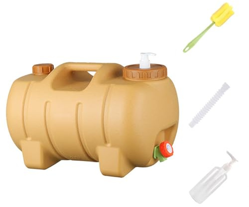 Sharplace Bidon d'eau avec Robinet, bidon de 20 L avec Distributeur de Savon, Seau, Carafe d'eau pour Camping, pêche, Lavage des Mains, Barbecue,