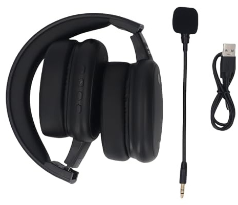 Oreilet Bluetooth -headset, Bluetooth 5.4 Fällbart Musikhuvud med Mikrofon Som är Bekväm Att Bära för Att Sjunga Minnesundervisning