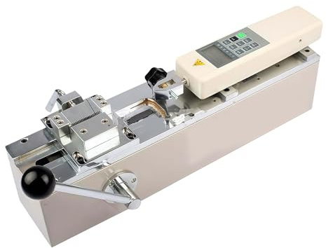 Digital Pull Force Tester, High Precision 500N Force Gauge with Portable Test Bench, Ideal for Accurate Tension and Compression Testing