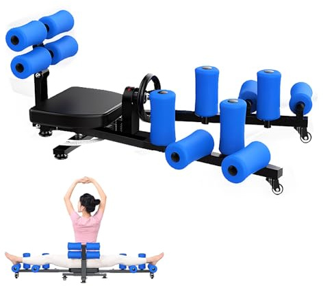 Bensträckare – rostfritt stål hamstring stretchmaskin med 8-positionsjustering för balett, yoga, dans, kampsport, gymnastikträning