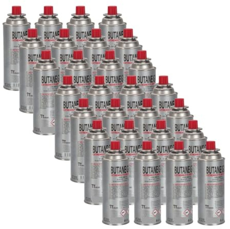 VITO - Confezione da 28 cartucce a gas butano 227 g universali sicurezza stop-gas multiprodotti fornello, diserbatore, fiamma