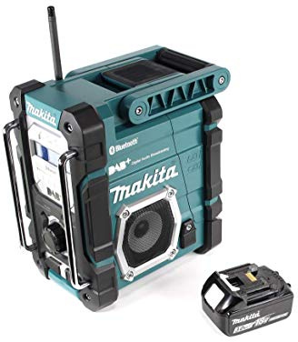Makita DMR 112 F1 Akku Baustellen Radio 7,2-18V Bluetooth DAB+ + 1x 3,0Ah Akku - ohne Ladegerät