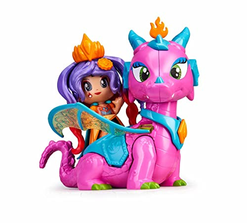 Pinypon- Reina y Dragón Volador niñas a Partir de 4 años (Famosa 700015547)