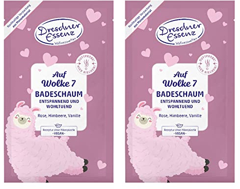 2er Pack Dresdner Essenz Pflegebad Auf Wolke 7 2 x 60 g Badezusatz vegan