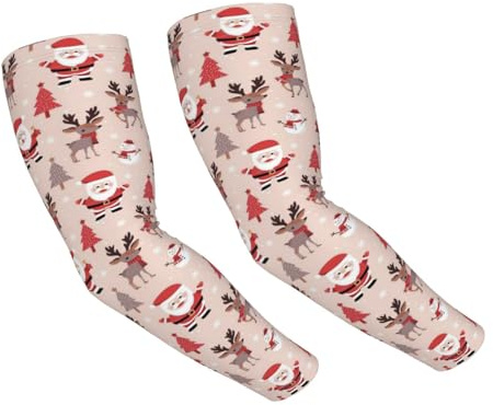 Kashinn Manicotti di raffreddamento a compressione per braccio carino Natale stampa protezione solare UV tatuaggio copertura fino alla moda copertura del braccio