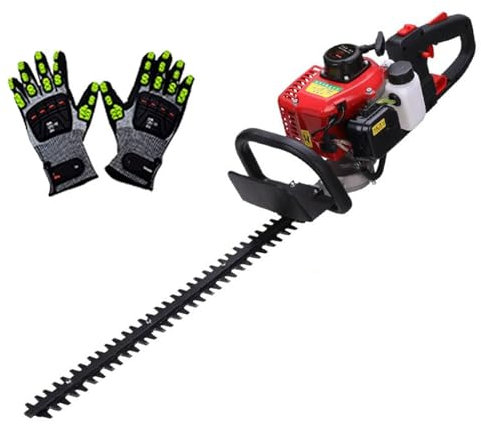 Cortasetos De Gasolina De 2 Tiempos, 1600 W, Con Cuchillas De 60 Cm Y 24 Pulgadas, Para Recortar Setos Y Arbustos De JardíN.