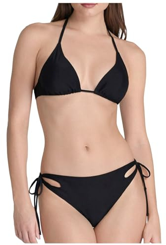 Genérico Bikini dam baddräkt dam, sport bikini dam utan bygel låg trosa triangulär halter vadderad avtagbar plus storlek strand