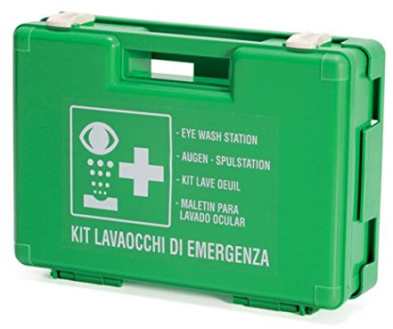 Kit LAVAOCCHI PROFESSIONALE - Valigetta pronto soccorso lavaggio oculare emergenza occhi Aziendale