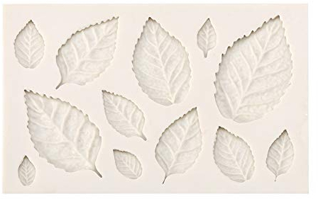 KSTEE Fondantkuchenform, 3D Silikon Blätter Fondantkuchenform Kreative Schokolade Sugarcraft Form Dekorieren DIY Werkzeug