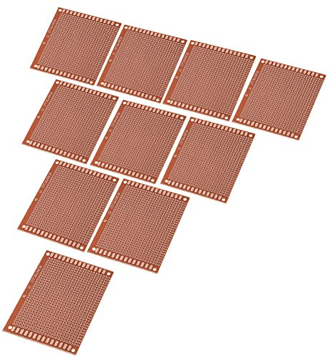 Placa de circuito universal para experimentos electrónicos y PCB prototipo de un solo lado PCB 10 piezas/set 7x9cm