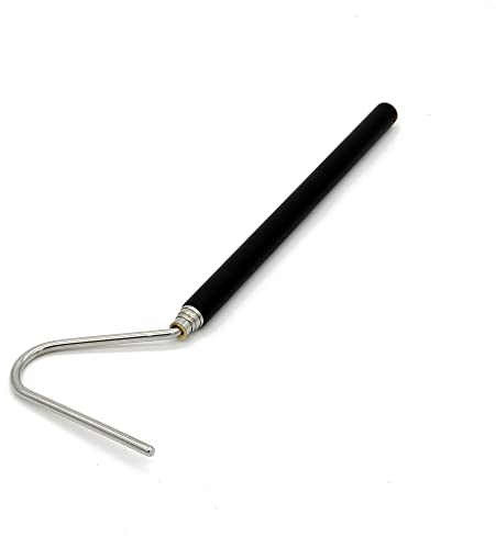 JIHAQUA Ausziehbarer Schlangenhaken aus Edelstahl, 66 cm, einziehbarer Reptilienhaken, Aufnahmewerkzeug