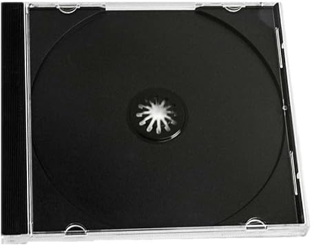 RIVERMEDIA 100 X Premium Single CD Jewel Cases with Black Tray 10.4mm Spine Pre-Assembled (18070)