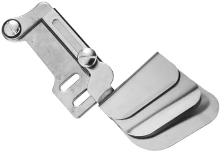 UKCOCO Carpeta de Máquina de Coser de Metal para Proyecto de Costura, Herramienta Profesional Que Plancha Pliegues y Crea Tela Tipo Cinta en Color Plata
