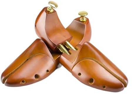 GIJMZY 1 par de árboles zapatos ajustables madera maciza for hombres, perilla soporte for, moldeador for mujeres, ensanchador for el cuidado los(37-38)