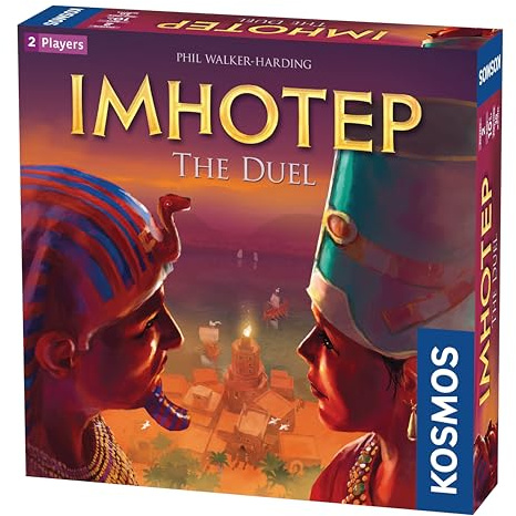 Thames & Kosmos | 694272 | Imhotep Duel | The Competition of the Builders continues | Strategy Game | 2 Players | Ages 10+
