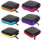 LMOGWL 6 Piezas Estuche portátil para Auriculares, Mini Organizador de EVA, Carcasa rígida con Cremallera y Malla Interna para Auriculares/Auriculares Bluetooth/Estuche para Auriculares pequeños
